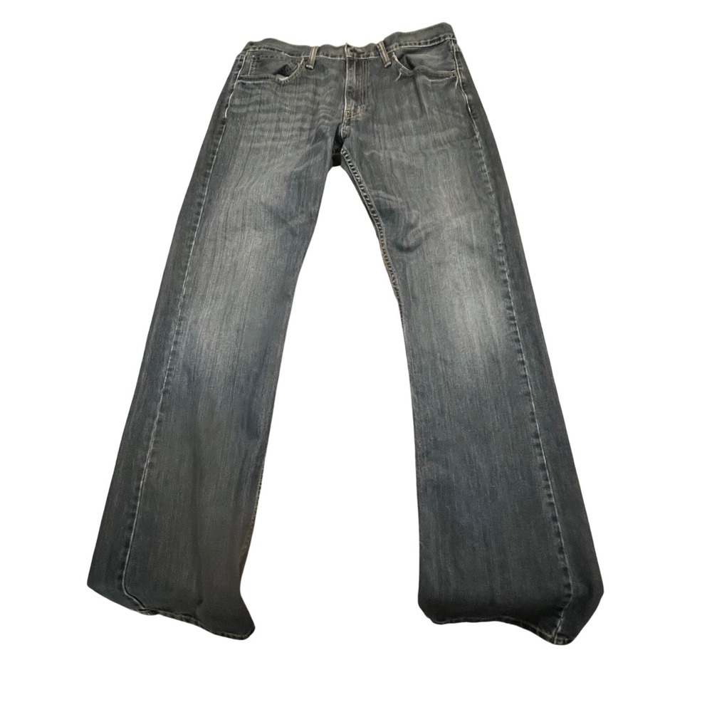 Levis 501 Mens Blue Straight Leg Denim Jeans 36x34 Medium Wash